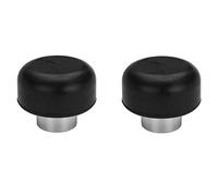 VIBORG Deluxe Solid 304 Stainless Steel + Rubber Heavy Duty Door Stopper Stops Floor Mount Wall mounted Doorstop Glass Door Stop