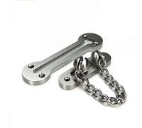 VIBORG-HK Extra-Thick Door Chain Lock- Sus304 Stainless Steel Casting Door Security Chain Guard, Heavy Duty Latch Lock for Inside Door, Brushed Nickel Finish(Extra-Thick:1.85 mm)