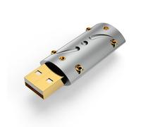 Viborg USB2.0 Male Type A Standard Connector 4 Pin Plug Connector,Hi-End 24K Gold Plated USB Rewireable Connector with Alloy Cover for DIY (Type A)