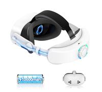 VIBOSIK Meta Quest 3/3S Battery Friendly Head Strap: 10000Mah Elite Strap with Quick Charge for Oculus Quest 3/3S - Replacement Head Strap Accessories - Increase Comfort