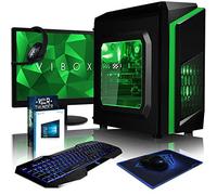 Vibox Gaming PC 54.61 cm LED Desktop PC - (Green) (AMD FX 8300 3.3 GHz, 8 GB RAM, 1000 GB HDD, Nvidia Geforce GTX 1050, Windows 10 Home)