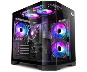 Vibox Gaming PC • AMD Ryzen 3 3200G Quad-Core • Integrated Radeon Vega 8 • 16GB RAM • 500GB SSD • Windows 11 • WiFi • Black