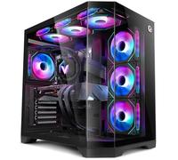 Vibox Gaming PC • AMD Ryzen 7 9800X3D 8-Core • Nvidia RTX 5070 Ti 16GB • 32GB RAM • 1TB NVMe SSD • Windows 11 • WiFi • Black