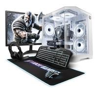 Vibox Gaming PC Bundle • AMD Ryzen 5 5500 6-Core • Nvidia RTX 3050 6GB • 16GB RAM • 500GB SSD • Windows 11 • 23" Monitor • WiFi • White