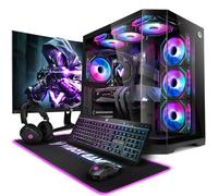Vibox Gaming PC Bundle • AMD Ryzen 7 5700X 4.6GHz • Nvidia RTX 5070 12GB • 32GB RAM • 1TB SSD • Windows 11 • 27" Monitor • WiFi • Black