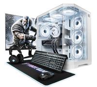 Vibox Gaming PC Bundle • AMD Ryzen 7 9800X3D 5.0GHz • Nvidia RTX 5070 Ti 16GB • 32GB 5600MHz DDR5 RAM • 1TB NVMe SSD • Windows 11 • 27" Monitor • WiFi • White