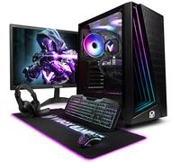 Vibox III-521 Gaming PC Bundle • Intel Core i5 11400F 4.4GHz • Nvidia RTX 5060 8GB • 16GB RAM • 1TB SSD • Windows 11 • 23" Monitor • WiFi