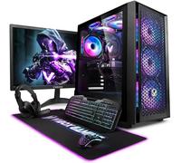 Vibox IV-338 Gaming PC Bundle • AMD Ryzen 7 5700X 8-Core • Nvidia RTX 5070 12GB • 32GB RAM • 1TB SSD • Windows 11 • 27" Monitor • WiFi