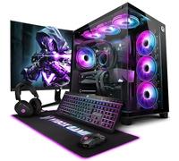 Vibox IV-568 Gaming PC Bundle • AMD Ryzen 7 5700X 4.6GHz • Nvidia RTX 5070 Ti 16GB • 32GB RAM • 1TB NVMe SSD • Windows 11 • 27" Monitor • WiFi