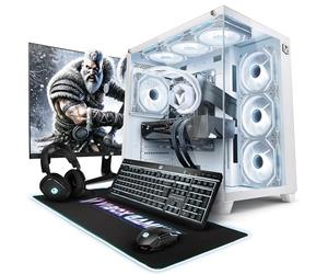Vibox IV-577 Gaming PC Bundle • AMD Ryzen 7 5700X 8-Core • Nvidia RTX 5080 16GB • 32GB RAM • 1TB NVMe SSD • Windows 11 • 27" Monitor • WiFi