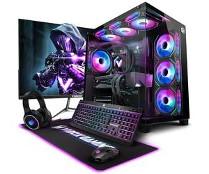 Vibox IX-537 Gaming PC Bundle • AMD Ryzen 7 9800X3D 8-Core • Nvidia RTX 5070 Ti 16GB • 32GB 5600MHz DDR5 RAM • 1TB NVMe SSD • Windows 11 • 27" Monitor • WiFi
