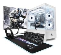 Vibox V-535 Gaming PC Bundle • AMD Ryzen 5 5500 6-Core • Radeon RX 9060 XT 8GB • 16GB RAM • 1TB SSD • Windows 11 • 23" Monitor • WiFi