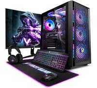 Vibox VII-134 Gaming PC Bundle • Intel Core i7 12700KF 5.0GHz • Nvidia RTX 5080 16GB • 32GB RAM • 2TB NVMe SSD • Windows 11 • 27" Monitor • WiFi