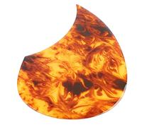 Vibr Pickguard Celluloid Accessory for 38-41in Guitars, Ive and Stylish Deco Plate M02887 4cm/5.51in (M02885 16cm / 6.3in) (M02886 18cm / 7.09in) (M02887 14cm / 5.51in)