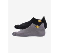 Vibram Five Fingers 5TOE No Show Socks Grey Black (2 Pairs) - S