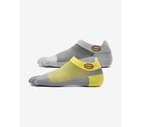 Vibram Five Fingers 5TOE No Show Socks Grey Yellow (2 pairs) - S