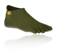 Vibram FiveFingers Men's Athletic No Show Socks, Men, S18N01L, Green (military green), L