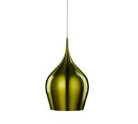 vibrant 26cm pendant light in green