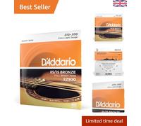 Vibrant 6-String Acoustic Guitar Strings - EZ900 Extra Light Gauge, Made in USA