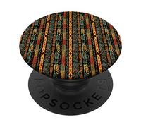 Vibrant African Print Pattern - Celebrate Your Roots PopSockets Swappable PopGrip