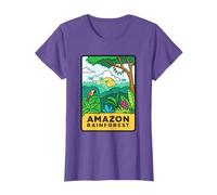 Vibrant Amazon Rainforest Design Nature Inspired T-Shirt