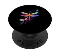 Vibrant Artistic Dragonflies PopSockets Adhesive PopGrip