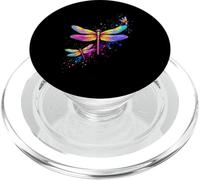 Vibrant Artistic Dragonflies PopSockets PopGrip for MagSafe