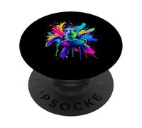 Vibrant Artistic Sea Turtle PopSockets Adhesive PopGrip