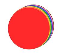 Vibrant Assorted Color Round Cutouts Paper 20Pieces Cut-Outs for Classroom Decorations and Kids Classroom Decoration and
