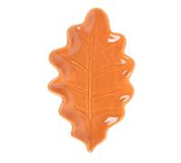 Vibrant Autumn Leaf Shaped Ceramic Dish: Decorative Tray for Autumn Décor - Perfect for Jewelry and Trinkets - Add Seasonal Charm to Your Home!