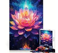 Vibrant Blooming Lotus Puzzles for Adults 1000 Piece Cognitive Boost Leisure Activity Nice Gift (38x26cm)