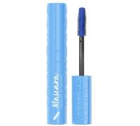 Vibrant Blue Lengthening Mascara - Smudge-Resistant Waterproof Formula with Precision Bristle Brush, Defines & Volumises for a Fanned-Out Wide-Angle Lash Effect, Gentle for Eyes