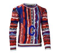 Vibrant Boys Jumper with Accentuating Effect Casatta - male - Carlo Colucci - Kids Knitwear - Multicolor - 11 Y - Kids 11 Y