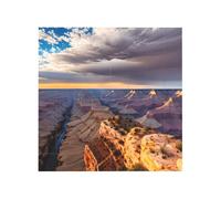 Vibrant Brick Puzzle Building Blocks for Creative Fun DIY Jigsaw Desk Decor Beauty Grand Canyon 1 Print