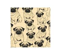 Vibrant Brick Puzzle Building Blocks for Creative Fun DIY Jigsaw Desk Decor Cute Pug Dog Print