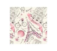 Vibrant Brick Puzzle Building Blocks for Creative Fun DIY Jigsaw Desk Decor Dog and Paris Towe Print