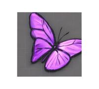 Vibrant Brick Puzzle Building Blocks for Creative Fun DIY Jigsaw Desk Decor Purple Butterflies Print