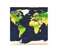 Vibrant Brick Puzzle Building Blocks for Creative Fun DIY Jigsaw Desk Decor World Map Print