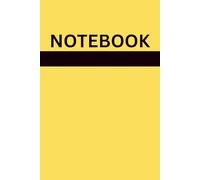 VIBRANT BRIGHT YELLOW THEME DESIGN NOTEBOOK: Cheerful Bright-Yellow Background Themed Design Notepad Journal - 6 X 9 INCHES - 150 PAGES