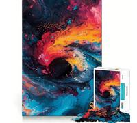 Vibrant Burst 1000 Piece Jigsaw Puzzles Mind Challenge Toy High Precision Die Cut Amusing Challenge for Waiting Time (38x52cm)