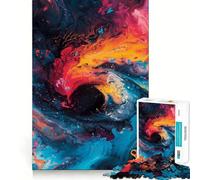 Vibrant Burst Jigsaw 1000 Pieces for Teenagers Mental Boost Game Firm Fit Secure Assembly Family Fun Night Activity (38x26cm)