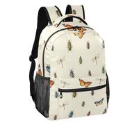 Vibrant Butterfly Beetle Soft Lining Daypack, Vibrant Butterfly Beetle, S, Backpack
