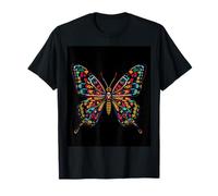 Vibrant Butterfly Life Cicle Wings Nektar Cocoon T-Shirt