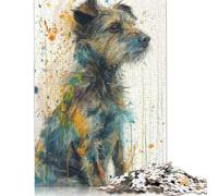 Vibrant Canine Muse Puzzles 1000 Pieces Wooden Puzzles for Teenagers Gifts Brain Teaser Puzzle 1000pcs (75x50cm)