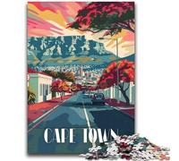 Vibrant Cape Town Streets 1000 Pieces Jigsaw Puzzles For Teens And Adults, Challenging Game And Family Play Parent-child Interaction 2000pcs (70x100cm)