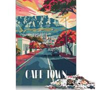 Vibrant Cape Town Streets Puzzles 1000 Pieces for Teenagers Gifts Wooden Puzzles for Adults Sustainable Puzzle for Adults | Games 1000pcs (75x50cm)