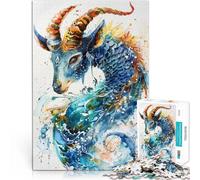 Vibrant Capricorn Dream1000 Pieces Puzzles for Adults Stress Reliever Staycation Kill time Artists Collection, Fine Art 38x26cm