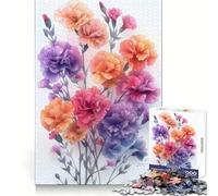 Vibrant Carnation Ensemble Teenagers 1000 Piece Jigsaw Puzzle Smart Training Restful Escape Flawless Cut Xmas Surprise (38x52cm)