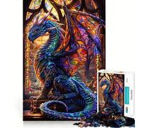 Vibrant Celestial Dragon Jigsaw Puzzles for Adults 1000 Think Boost Game Precise Interlock Structure Easy to Learn Family Enjoyment (38x26cm)