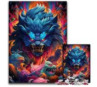 Vibrant Chaos Jigsaw Puzzles for Adults, 1000 Piece cardboard Jigsaw Puzzles for Adults for Parents, Lovers, Friends - Age 14+ 26X38CM/10.23x14.96inch